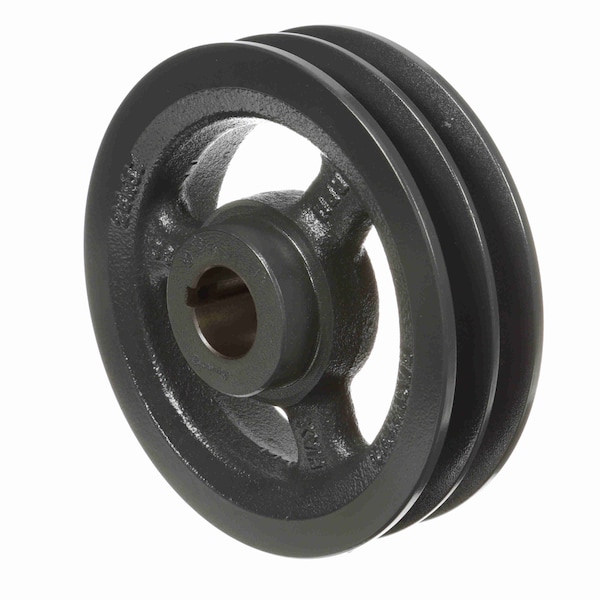 2 Groove Cast Iron Fhp - Finished Bore Sheave, 2BK67X 1 1/8